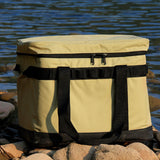 Maxbell Camping Bag Lunch Box Picnic Basket for Tourism Outdoor Activities School Khaki - Aladdin Shoppers