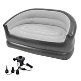 Maxbell Inflatable Sofa Couch Furniture Lazy Bed Chair Camping Car Air Pump - Aladdin Shoppers