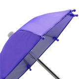 Maxbell 4xUniversal Phone Umbrella Sun Shade Outdoor Lightweight Cover Purple