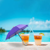 Maxbell 4xUniversal Phone Umbrella Sun Shade Outdoor Lightweight Cover Purple