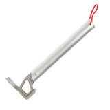 Maxbell Multifunctional Tent Peg Hammer Camping Tool Lightweight Aluminum Alloy Silver - Aladdin Shoppers