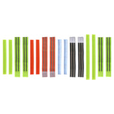 Maxbell 2xReflective Bands Wristband Reflector Tape Strips for Night Jogging Sports 35cm Green