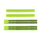 Maxbell 2xReflective Bands Wristband Reflector Tape Strips for Night Jogging Sports 35cm Green