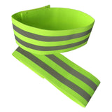Maxbell 2xReflective Bands Wristband Reflector Tape Strips for Night Jogging Sports 35cm Green