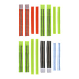 Maxbell 2xReflective Bands Wristband Reflector Tape Strips for Night Jogging Sports 35cm Green