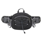 Maxbell Fanny Pack Hip Bag Adjustable Strap Waist Bag Pack for Hiking Sports Cycling Black - Aladdin Shoppers