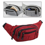 Maxbell Fanny Pack Hip Bag Chest Bag Running Waist Pack for Hiking Outdoor Workout Red - Aladdin Shoppers