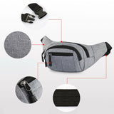 Maxbell Fanny Pack Hip Bag Chest Bag Running Waist Pack for Hiking Outdoor Workout Red - Aladdin Shoppers