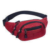 Maxbell Fanny Pack Hip Bag Chest Bag Running Waist Pack for Hiking Outdoor Workout Red - Aladdin Shoppers