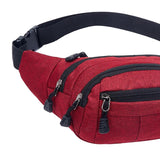 Maxbell Fanny Pack Hip Bag Chest Bag Running Waist Pack for Hiking Outdoor Workout Red - Aladdin Shoppers