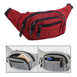 Maxbell Fanny Pack Hip Bag Chest Bag Running Waist Pack for Hiking Outdoor Workout Red - Aladdin Shoppers