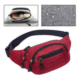 Maxbell Fanny Pack Hip Bag Chest Bag Running Waist Pack for Hiking Outdoor Workout Red - Aladdin Shoppers