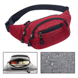 Maxbell Fanny Pack Hip Bag Chest Bag Running Waist Pack for Hiking Outdoor Workout Red - Aladdin Shoppers