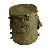 Maxbell Camping Trash Can Foldable Dirty Clothes Basket Portable for Garden Picnic Green - Aladdin Shoppers