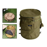 Maxbell Camping Trash Can Foldable Dirty Clothes Basket Portable for Garden Picnic Green - Aladdin Shoppers