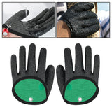 Maxbell Fishing Gloves Puncture Resistant Catch Fish Fish Landing Glove Fisherman Black - Aladdin Shoppers