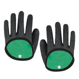 Maxbell Fishing Gloves Puncture Resistant Catch Fish Fish Landing Glove Fisherman Black - Aladdin Shoppers