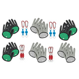 Maxbell Fishing Gloves Puncture Resistant Catch Fish Fish Landing Glove Fisherman Black - Aladdin Shoppers