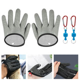 Maxbell Fishing Gloves Puncture Resistant Catch Fish Fish Landing Glove Fisherman Gray ABS Hook - Aladdin Shoppers