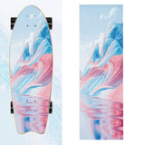 Maxbell Skateboard Sandpaper Skate Board Scooter Longboard Tape Grip Multicolor Mountain - Aladdin Shoppers