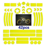 Maxbell Reflective Stickers High Visibility Decor Warning for Bikes Motorbike Yellow - Aladdin Shoppers