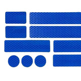 Maxbell Reflective Stickers High Visibility Decor Warning for Bikes Motorbike Blue - Aladdin Shoppers