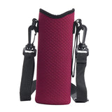 Maxbell 4xDetachable Kettle Pouch Holder Neoprene Water Bottle Carrier for Camping Red