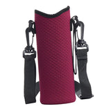 Maxbell 4xDetachable Kettle Pouch Holder Neoprene Water Bottle Carrier for Camping Red
