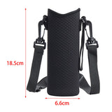 Maxbell 3xDetachable Kettle Pouch Holder Neoprene Water Bottle Carrier for Camping Black