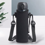 Maxbell 4xDetachable Kettle Pouch Holder Neoprene Water Bottle Carrier for Camping Black