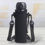 Maxbell 4xDetachable Kettle Pouch Holder Neoprene Water Bottle Carrier for Camping Black