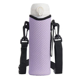 Maxbell 3xDetachable Kettle Pouch Holder Neoprene Water Bottle Carrier for Camping Light Purple