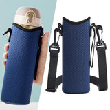 Maxbell Detachable Kettle Pouch Holder Neoprene Water Bottle Carrier for Camping Dark Blue - Aladdin Shoppers