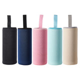 Maxbell 4xNeoprene Water Bottle Carrier Bag Cup Sleeve Holder Embossed 550ml Black