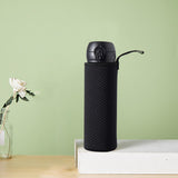 Maxbell 4xNeoprene Water Bottle Carrier Bag Cup Sleeve Holder Embossed 550ml Black