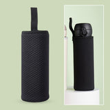 Maxbell 2xNeoprene Water Bottle Carrier Bag Cup Sleeve Holder Embossed 550ml Black