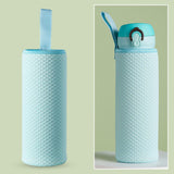 Maxbell 4xNeoprene Water Bottle Carrier Bag Cup Sleeve Holder Embossed 550ml Blue