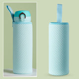 Maxbell 4xNeoprene Water Bottle Carrier Bag Cup Sleeve Holder Embossed 550ml Blue