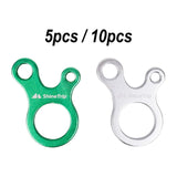Maxbell AntiSlip Tightening Buckles 3 Hole Accessories Outdoor Activity Hiking Green 5pcs - Aladdin Shoppers