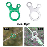Maxbell AntiSlip Tightening Buckles 3 Hole Accessories Outdoor Activity Hiking Green 5pcs - Aladdin Shoppers