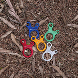 Maxbell AntiSlip Tightening Buckles 3 Hole Accessories Outdoor Activity Hiking Green 5pcs - Aladdin Shoppers