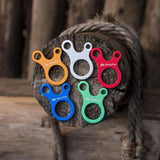 Maxbell AntiSlip Tightening Buckles 3 Hole Accessories Outdoor Activity Hiking Green 5pcs - Aladdin Shoppers