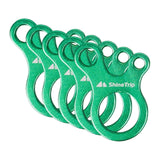 Maxbell AntiSlip Tightening Buckles 3 Hole Accessories Outdoor Activity Hiking Green 5pcs - Aladdin Shoppers