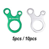 Maxbell AntiSlip Tightening Buckles 3 Hole Accessories Outdoor Activity Hiking Green 5pcs - Aladdin Shoppers