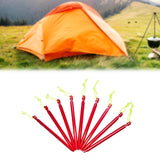 Maxbell 9x Aluminum Alloy Tent Stakes Pegs Ground Nails for Camping Backyard Picnic - Aladdin Shoppers