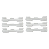 Maxbell 3x6Pcs Fishing Accessory Light Stick Clip Fluorescent Lightstick Clip Holder 3.6mm-4.3mm