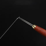 Maxbell Portable Fishing Line Knot Tying Tool Wooden Handle Fly Fishing Quick Knots - Aladdin Shoppers