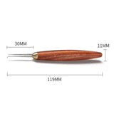 Maxbell Portable Fishing Line Knot Tying Tool Wooden Handle Fly Fishing Quick Knots - Aladdin Shoppers