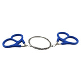 Maxbell 3xFoldable Hand Chainsaw Pocket Chainsaw Hand Saw Outdoor with Rings for Trees