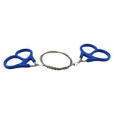 Maxbell 2xFoldable Hand Chainsaw Pocket Chainsaw Hand Saw Outdoor with Rings for Trees